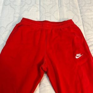 Men’s Nike red club joggers